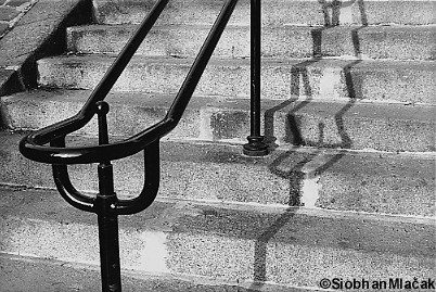 Montmartre - handrail and shadow