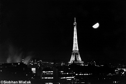 Tour Eiffel et lune