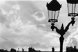 Pont de l Archevêché - streetlamp & rooftops