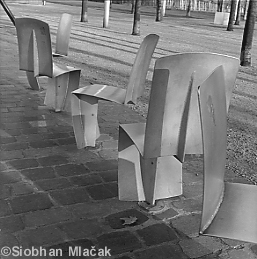 Parc de la Villette - chairs and trees