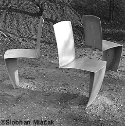 Parc de la Villette - three chairs