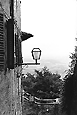 Lamp and Tuscan Countryside