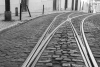 Alfama - tram tracks