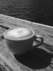Coffee by the lake