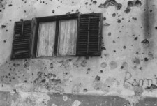 shutters and wall