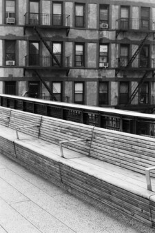 The Highline - bench and old building