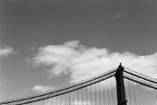 Manhattan Bridge and sky
