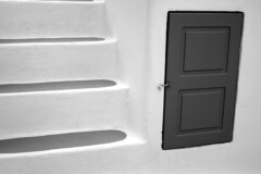 Santorini - stairs & door