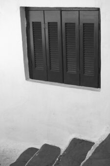 Anafiotika - window and stairs
