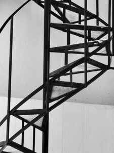 Athens - metal staircase - 2